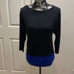 Talbots S boatneck sweater with 3/4 sleeves